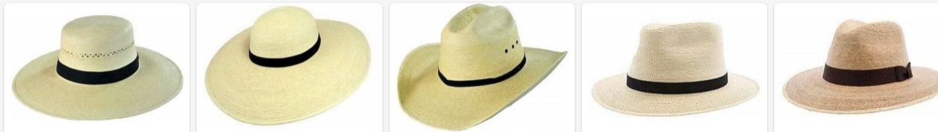 Sunbody Western Fine Palm Leaf Cowboy Hats