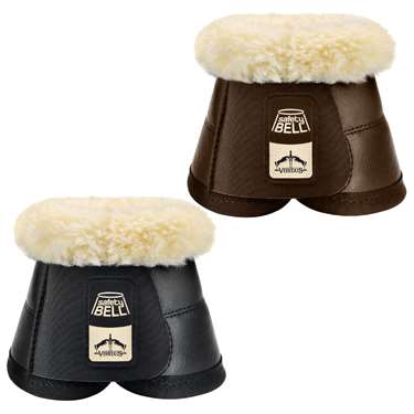 fleece bell boots for English and dressage horses