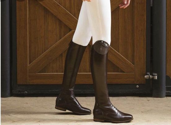 Hands On Equestrian Ladies Mens Horese Riding Chaps Gaiters Black or Brown Amara Leather 