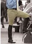 Mens Knee Patch Riding Pants Breeches Ovation
